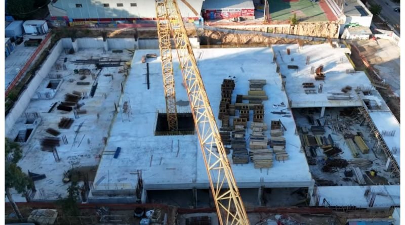 Νέο Βιοκλιματικό Γυμναστήριο Νέας Σμύρνης: Αυτοψία με drone στο εργοτάξιο (Vid)