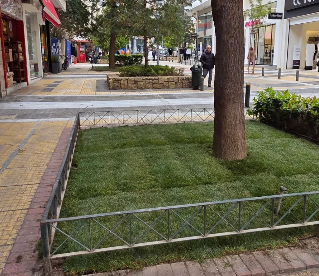 Αναβαθμίζεται το πράσινο στην Πλατεία Νέας Σμύρνης – Νέες φυτεύσεις και εργασίες συντήρησης (photo)