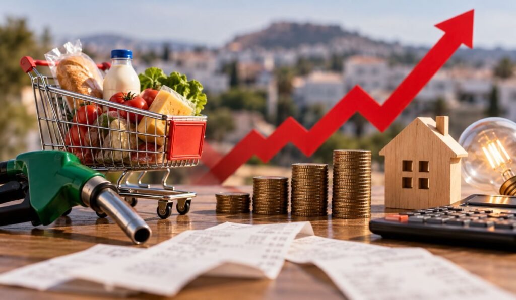 «Φωτιά» στο κόστος ζωής - Ποιες αυξήσεις πιέζουν περισσότερο τα νοικοκυριά