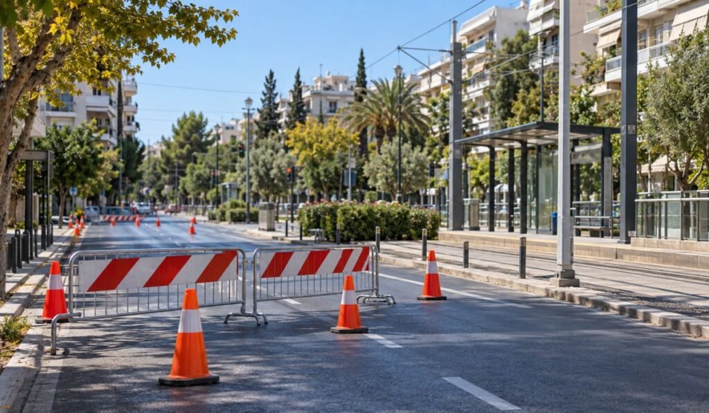 Ποιοι δρόμοι της Νέας Σμύρνης κλείνουν στις 25 Οκτωβρίου – Αλλαγές σε τραμ και λεωφορεία