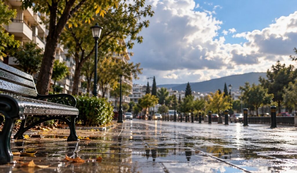 Σάββατο με δύο πρόσωπα καιρού στη Νέα Σμύρνη – Από βροχές... σε διαστήματα ηλιοφάνειας